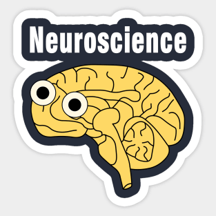 Neuroscience Brain White Text Sticker